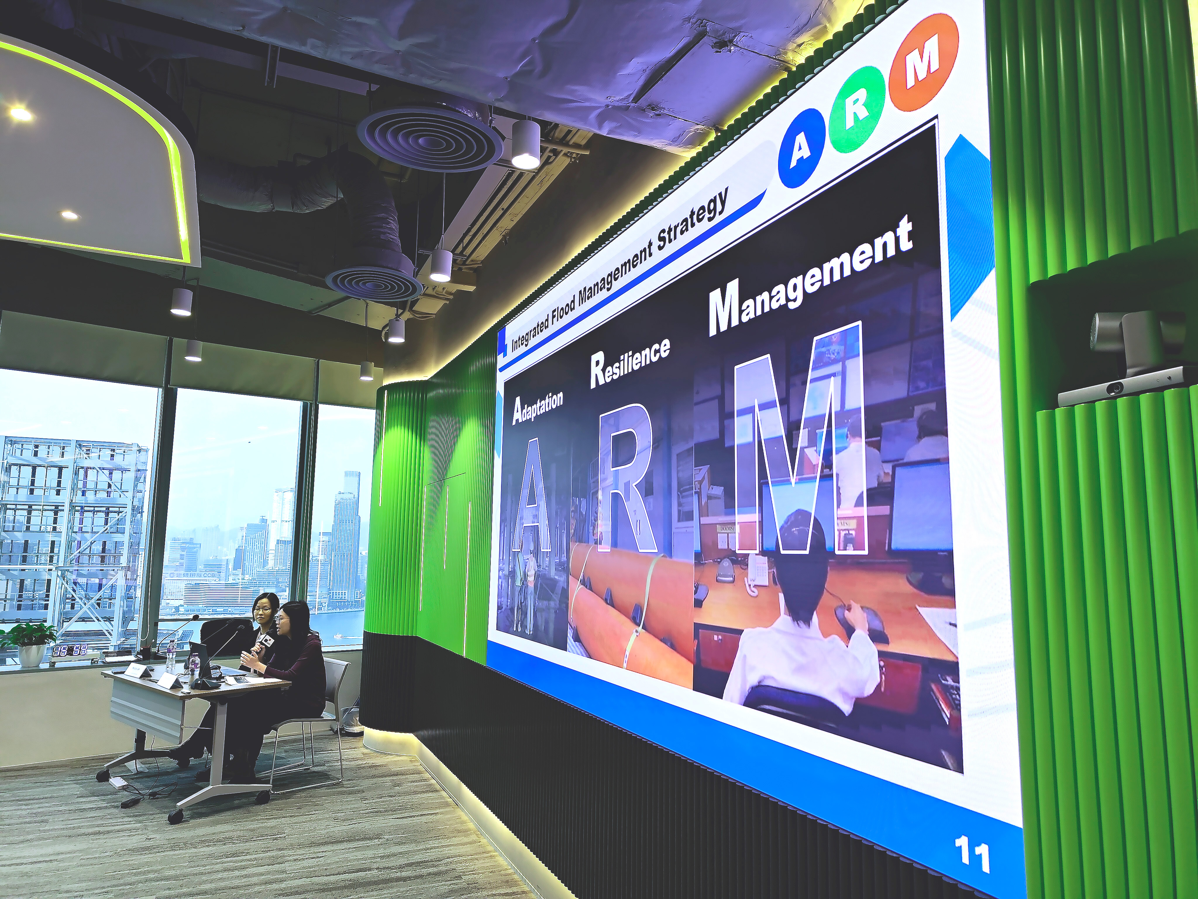 Sharing session with DSD and CEDD on the Government’s latest Integrated Flood Management initiatives 